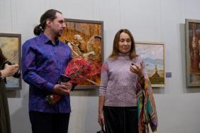 Скифы Алтая : Выставка картин в Академгородке