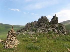 Замки горных духов в районе Каракольских озер