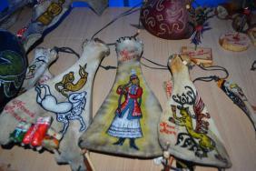 Сувениры  местных ремесленников Алтай Кош-Агач