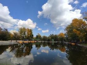 Золотая осень 2023 - Парк Изумрудный, Барнаул