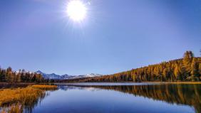 Золотая осень 2023 - озеро Киделю (Улаганский район)