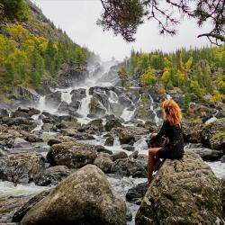 Фотоконкурс Золотая осень на Алтае 2020. Водопад Учар. Дата: 09.2020