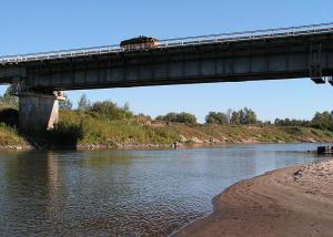Мост через Чумыш на трассе Алтай-Кузбасс