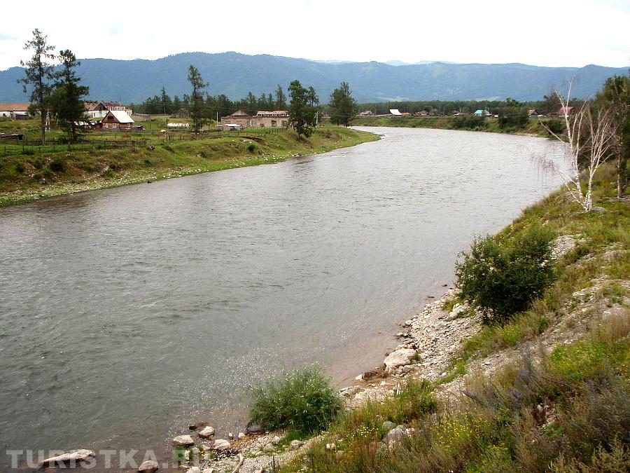 Река Кокса в селе Усть-Кокса