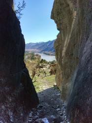 Вид от скалы Баатыр-Таш на Катунь