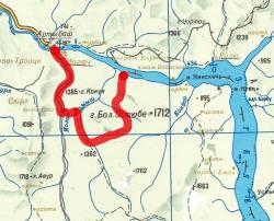 Отдых на Телецком озере : Экскурсионный центр «Айру» : Трасса соревнований (3-й день SUPER HARD) 30 км × 2 