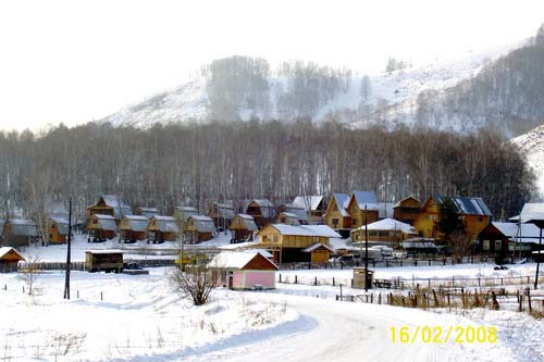 База Алтайская Одиссея зимой