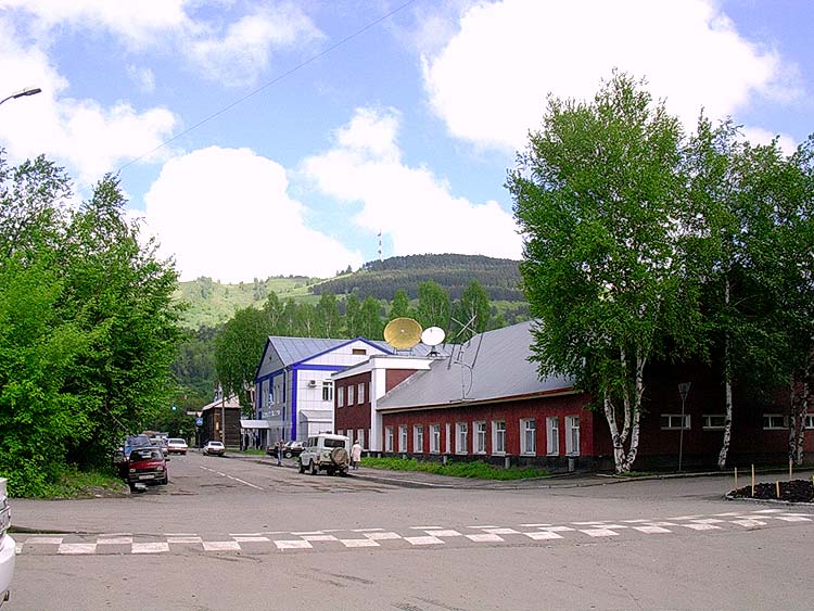 Улицы Горно-Алтайска. Вид на Тугаю
