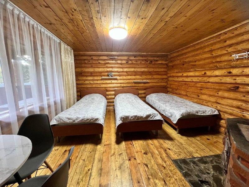 Двухкомнатный домик с печкой (3+3)