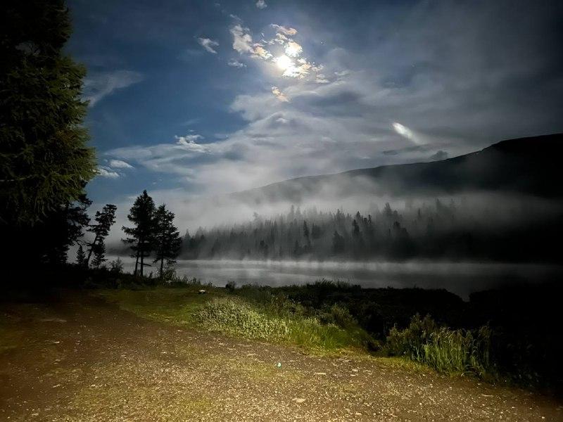 Озеро Кок Коль на Алтае в Акташе