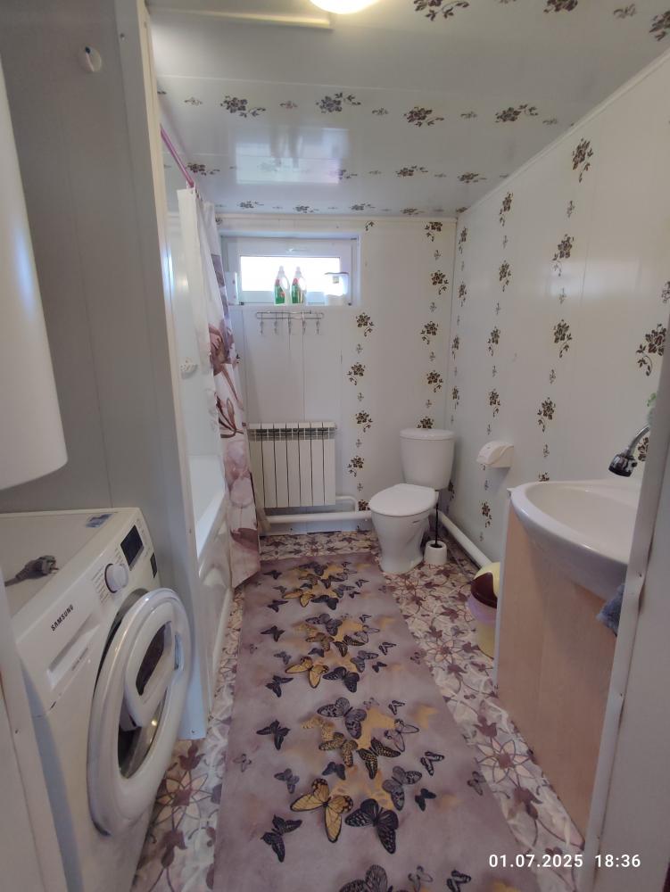 Кедровый дом  санузел с душевой