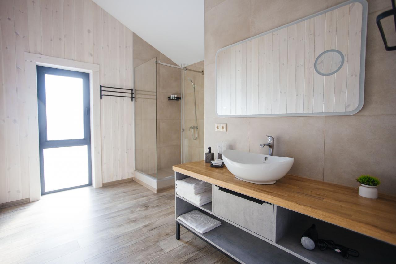 Барнхаус 1 санузел совмещен  с душевой