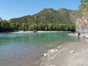 Отдых у реки Чемал Алтай