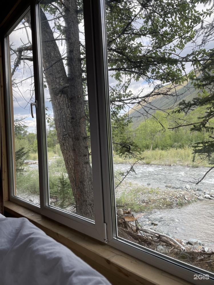 Виды из домиков с панорамными окнами