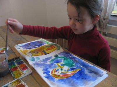 Алтай детская изостудия в Усть-Коксе