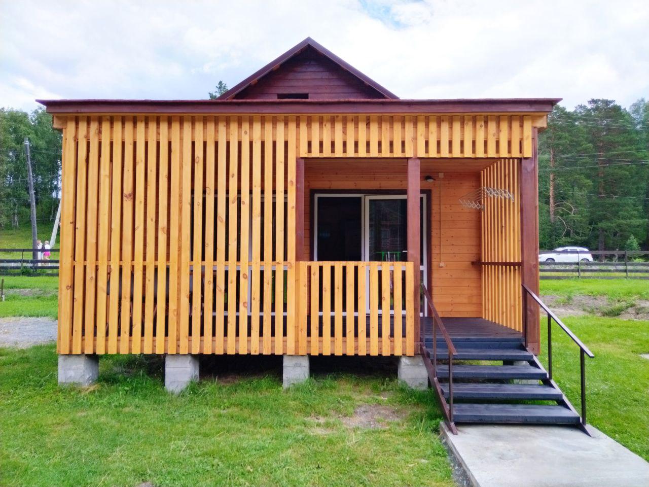 Дом-студия 4-местный с кухней и террасой