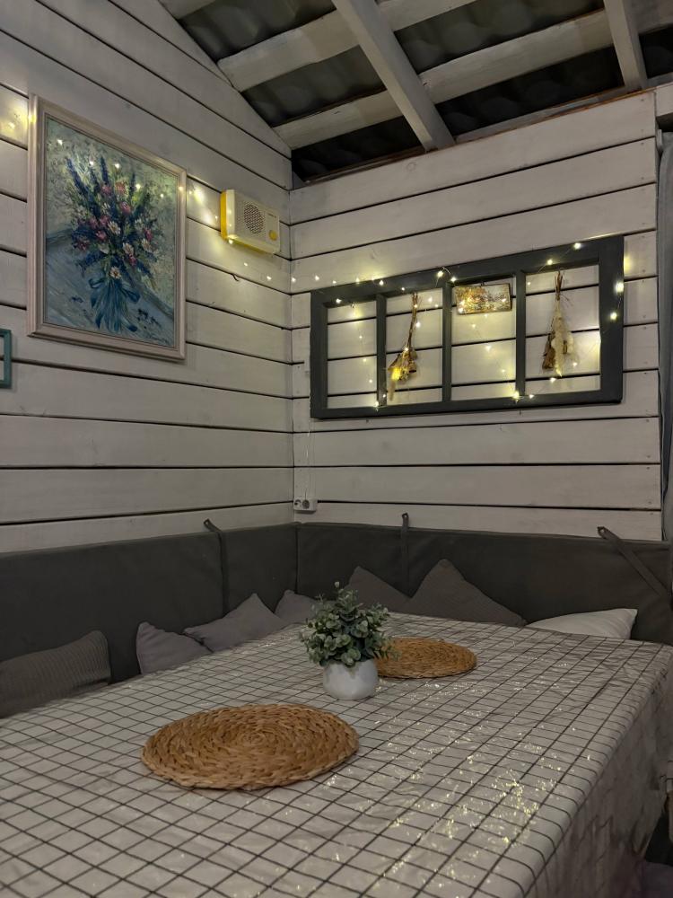 Уютная беседка-кухня