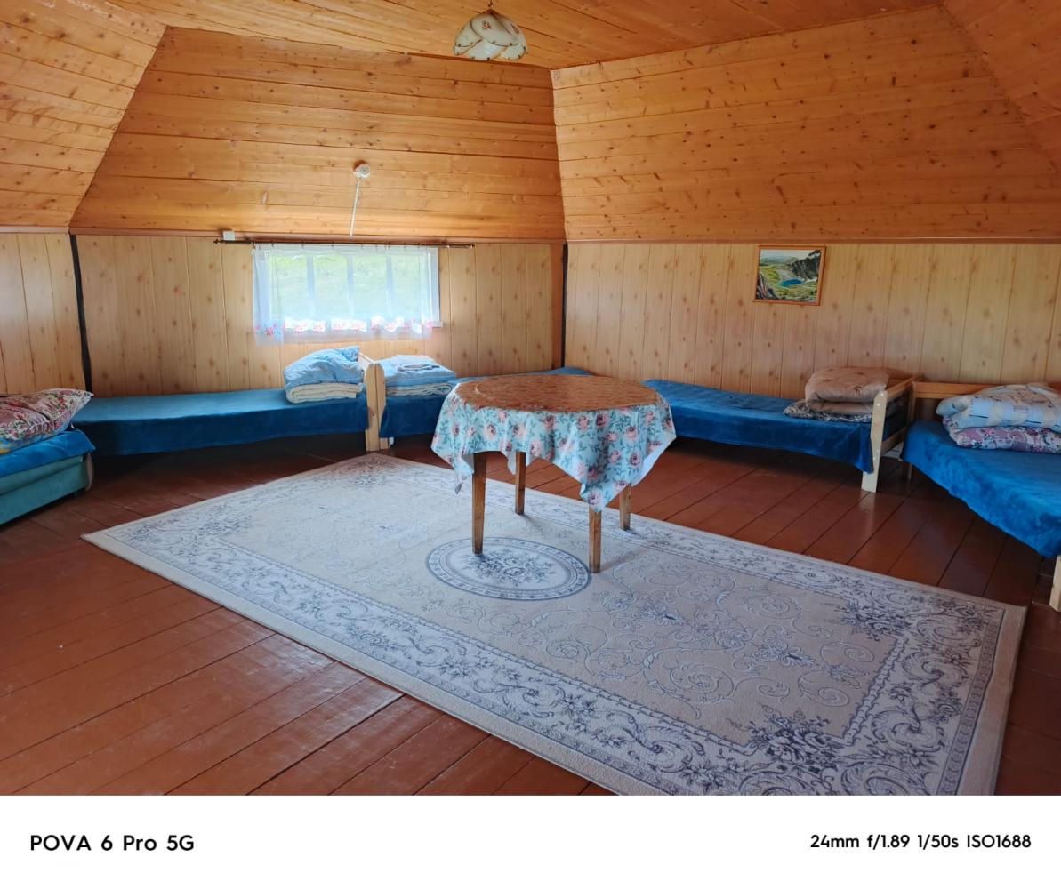 Аил с печкой на 6-7 спальных мест