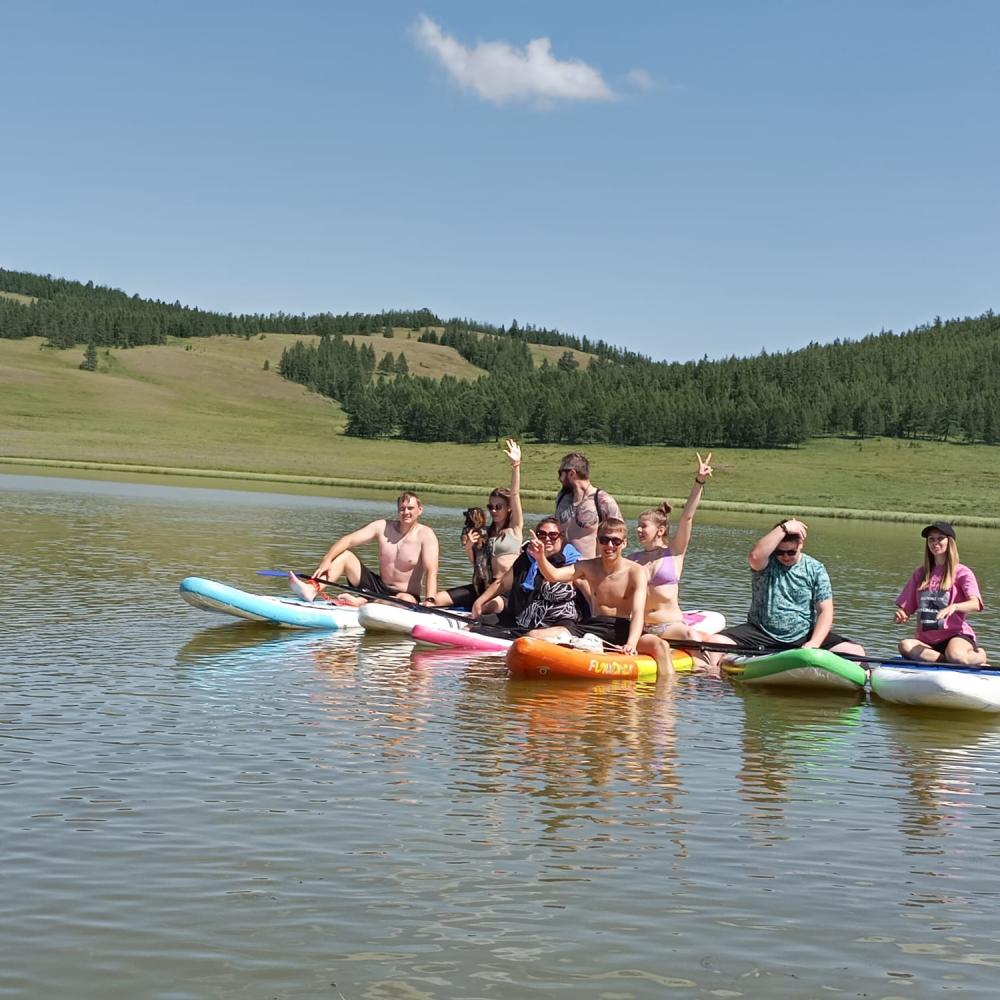Развлечения на Алтае сап-борд в Кош-Агачском районе