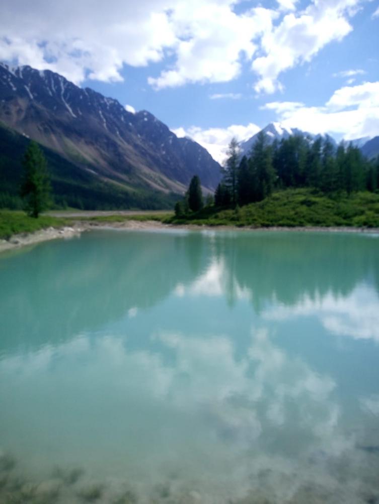 Горное озеро на Алтае