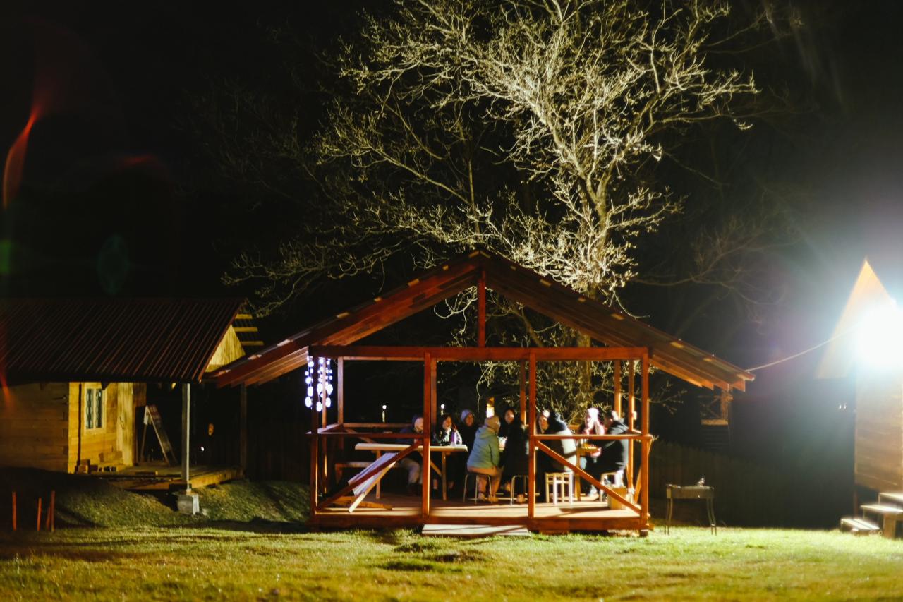 Отдых в Элекмонаре беседка