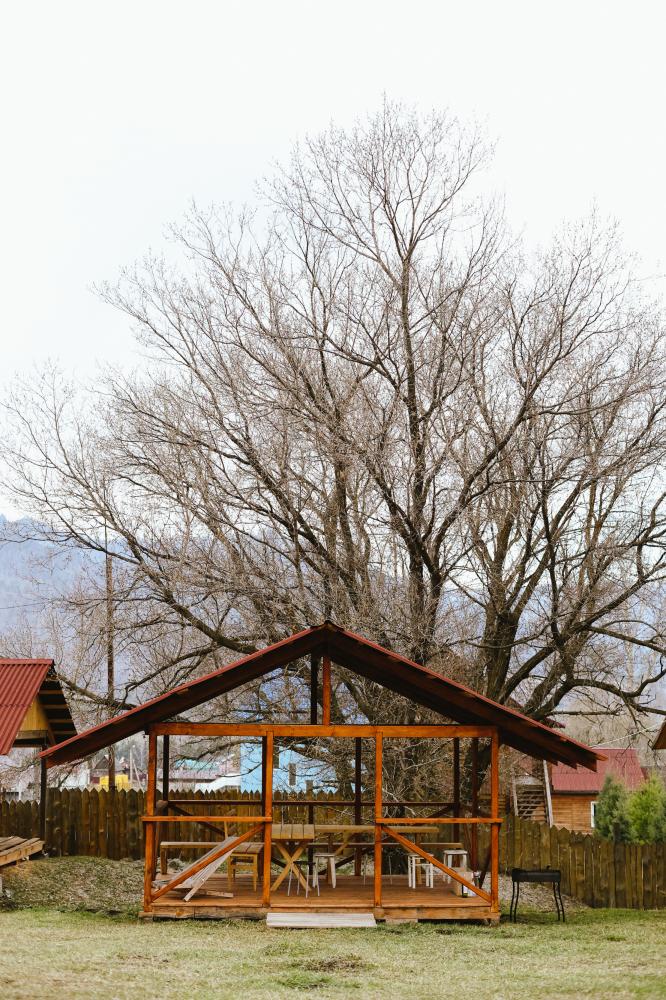 Майский отдых на Алтае беседка