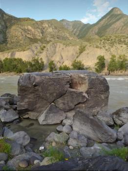 Вид на реку Катунь Малый Яломан Алтай