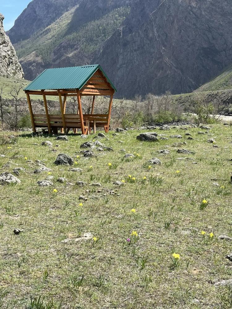 База отдыха "Алтын-Таш" Алтай у реки Чулышман