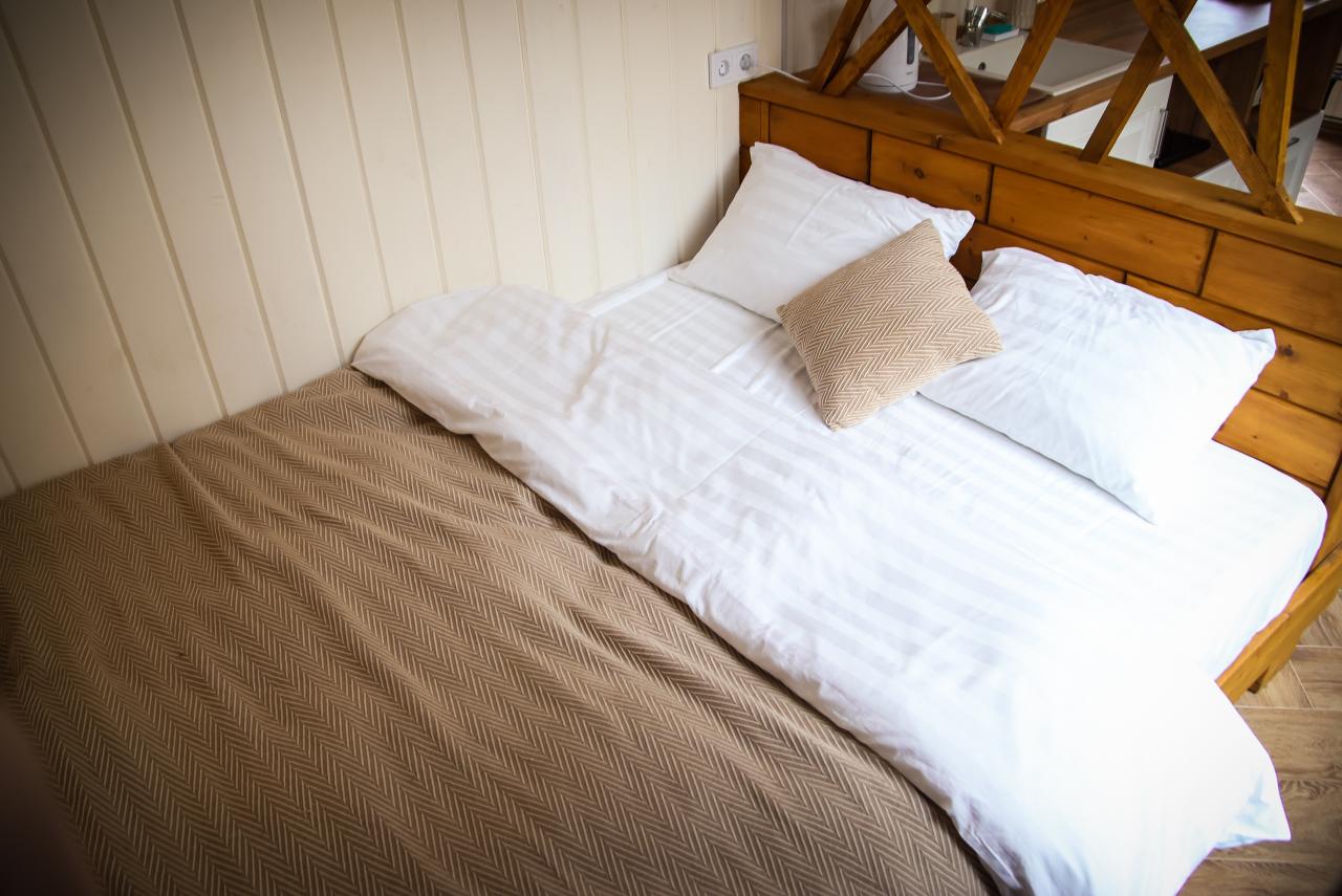 Семейный домик студия, спальня