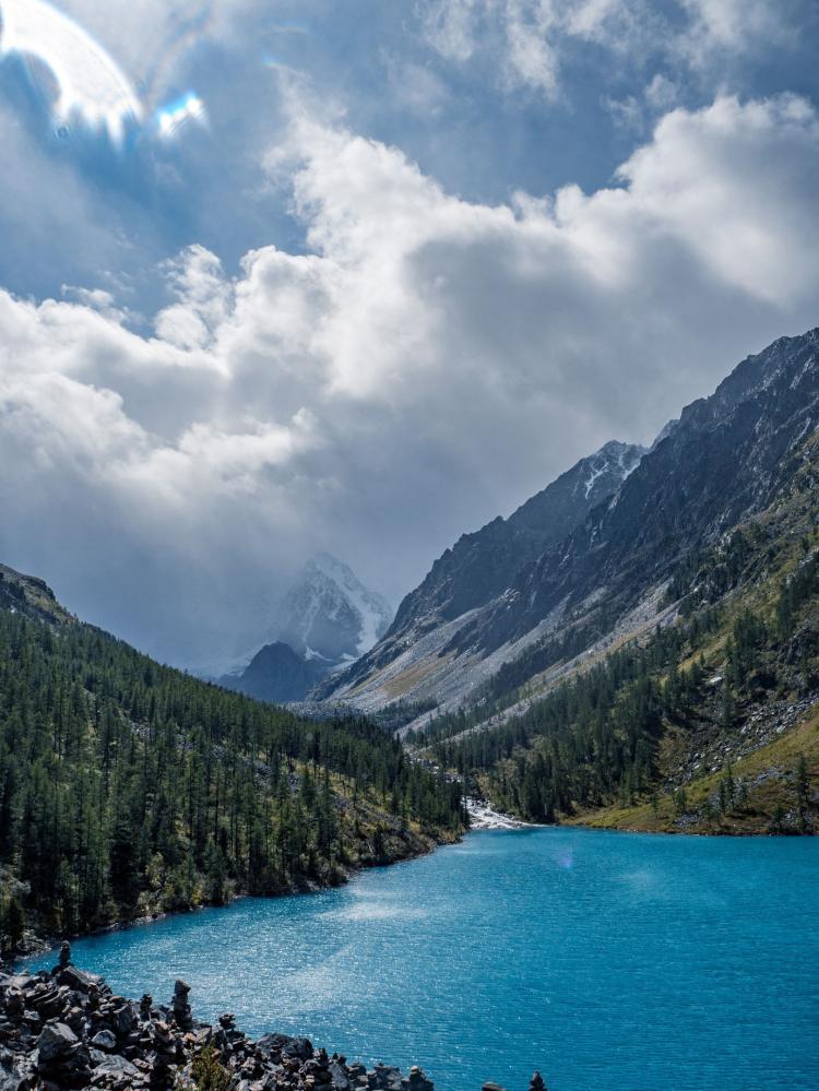 Шавлинские озеро на Алтае