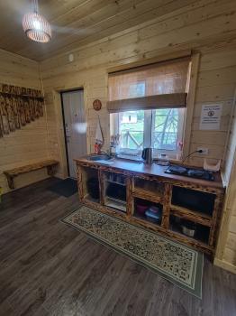 Кухня в коттедже