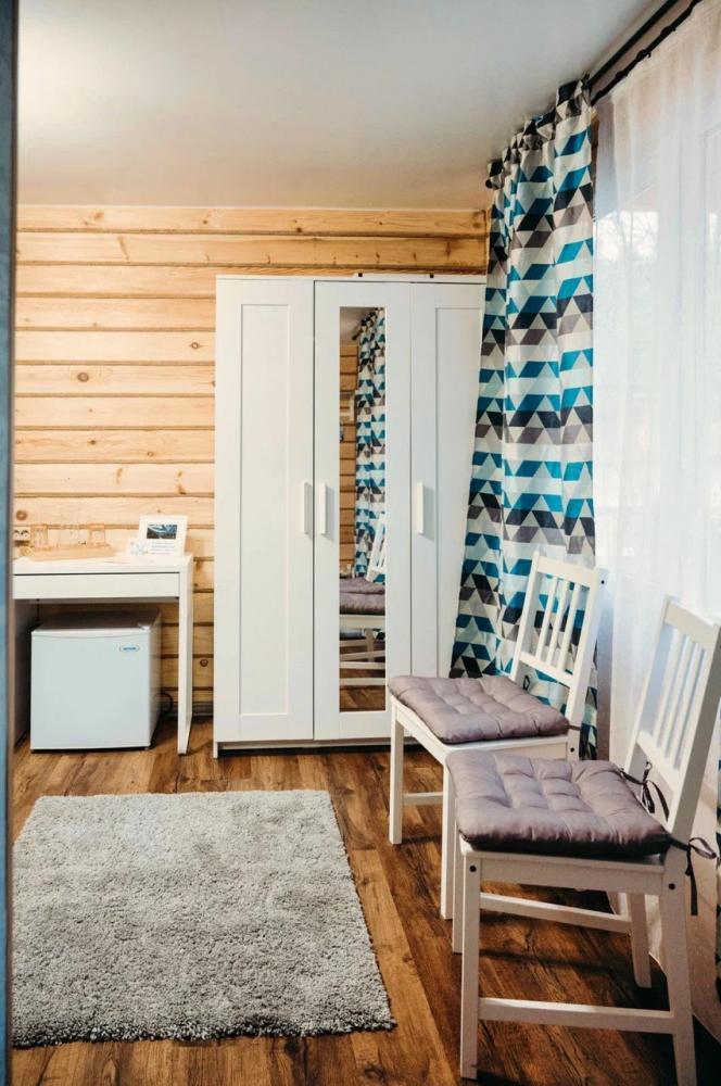 Стандарт с двумя 1-спальными кроватями, душем, WC