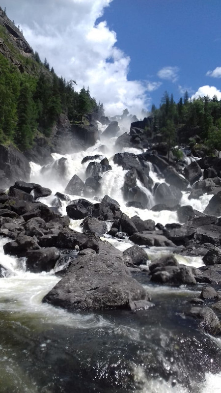 Водопад Учар Алтай