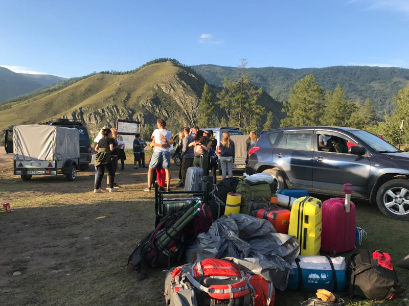 Вид на горы с территории