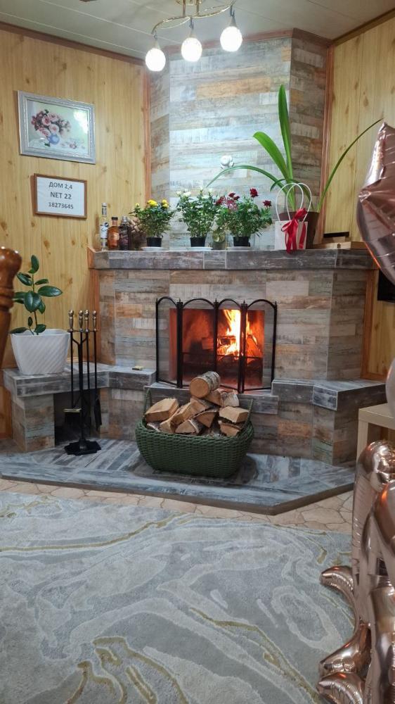 Дом с камином в Чемале на Алтае