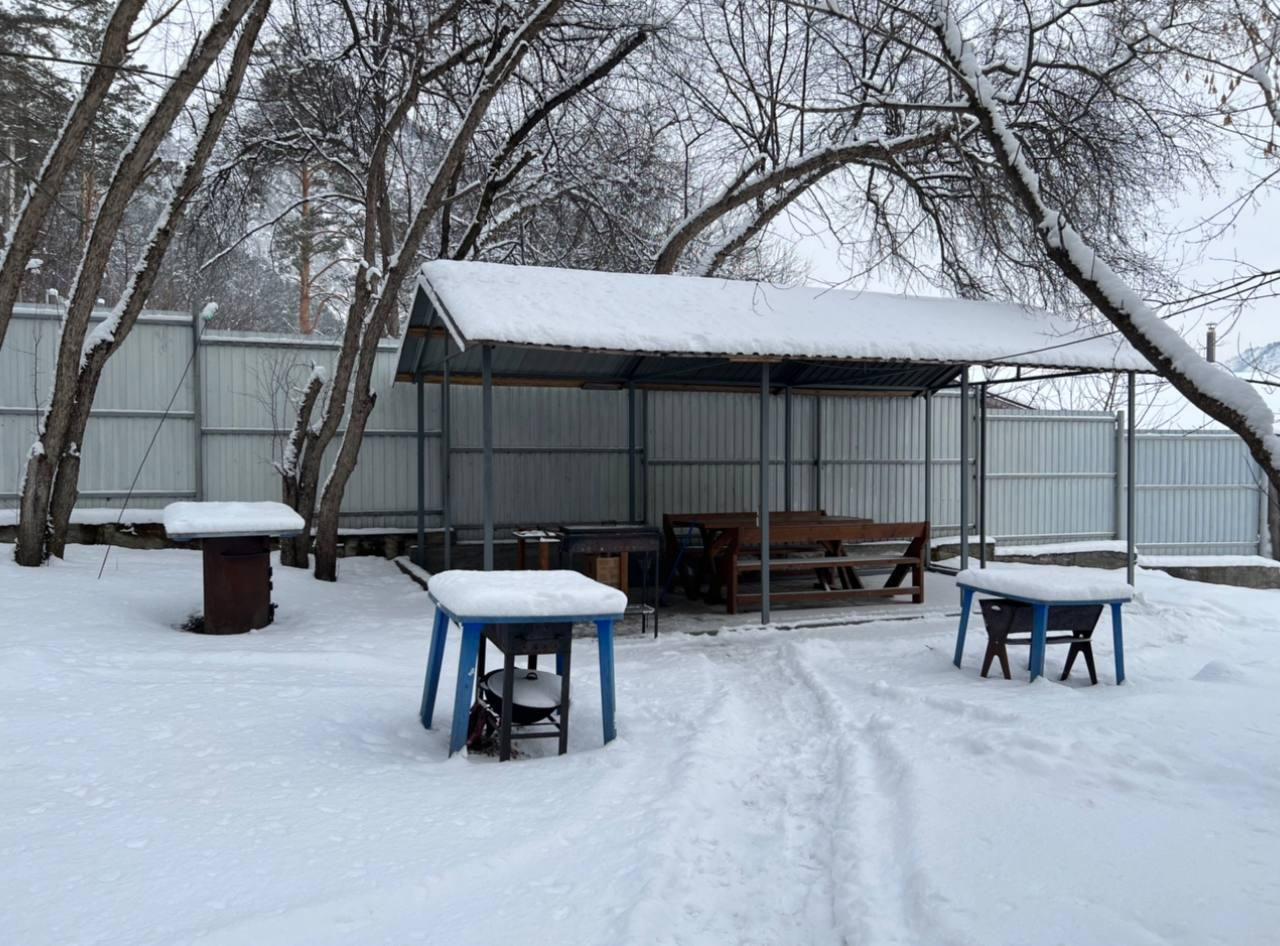 Пикник на Алтае мангальная зона зимой