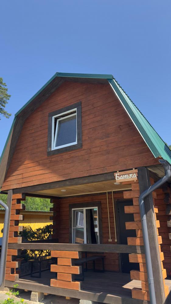 Баня с бассейном в Горном Алтае.