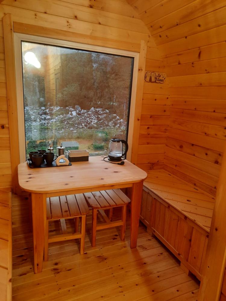 Баня на территБаня на территории турбазы "Галактика" на Алтаеории