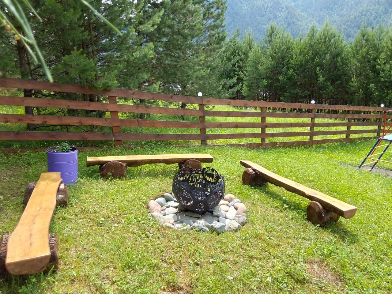 Отдых на Алтае у костра на базе отдыха "АртСвет"