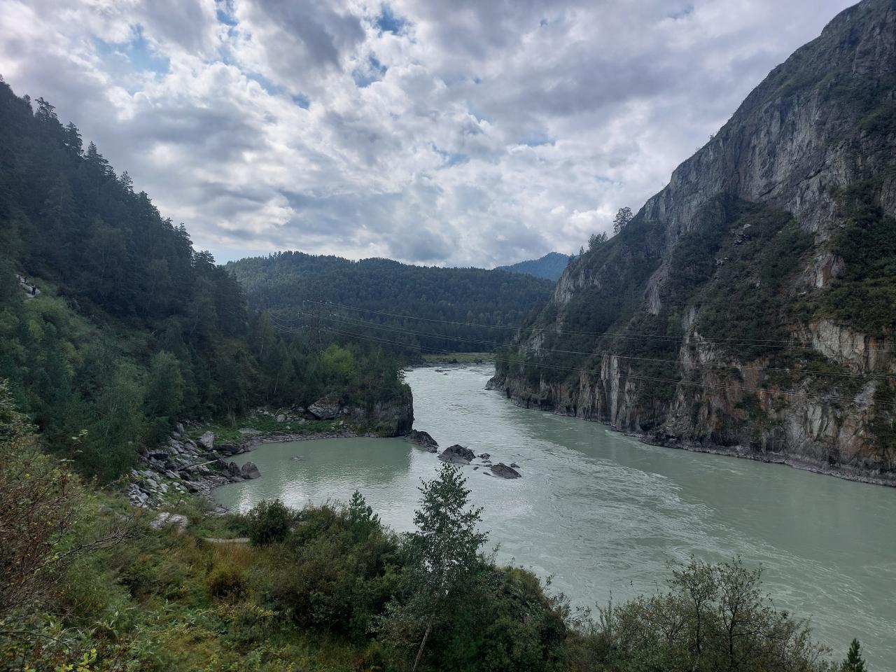 Слияние Чемала и Катуни