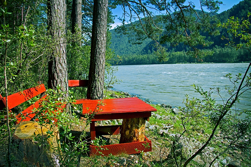 Место для отдыха на Катуни