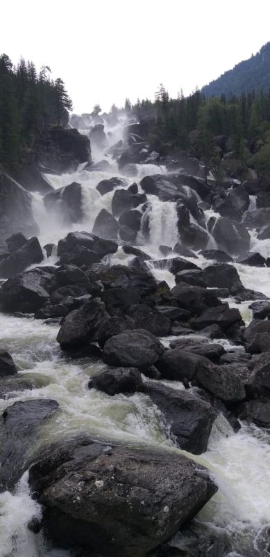 Водопад Учар Республика Алтай