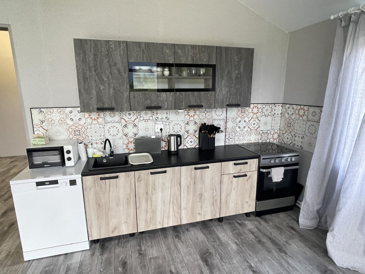 Дом Барн-Хаус на 9 человек. Кухонный гарнитур.