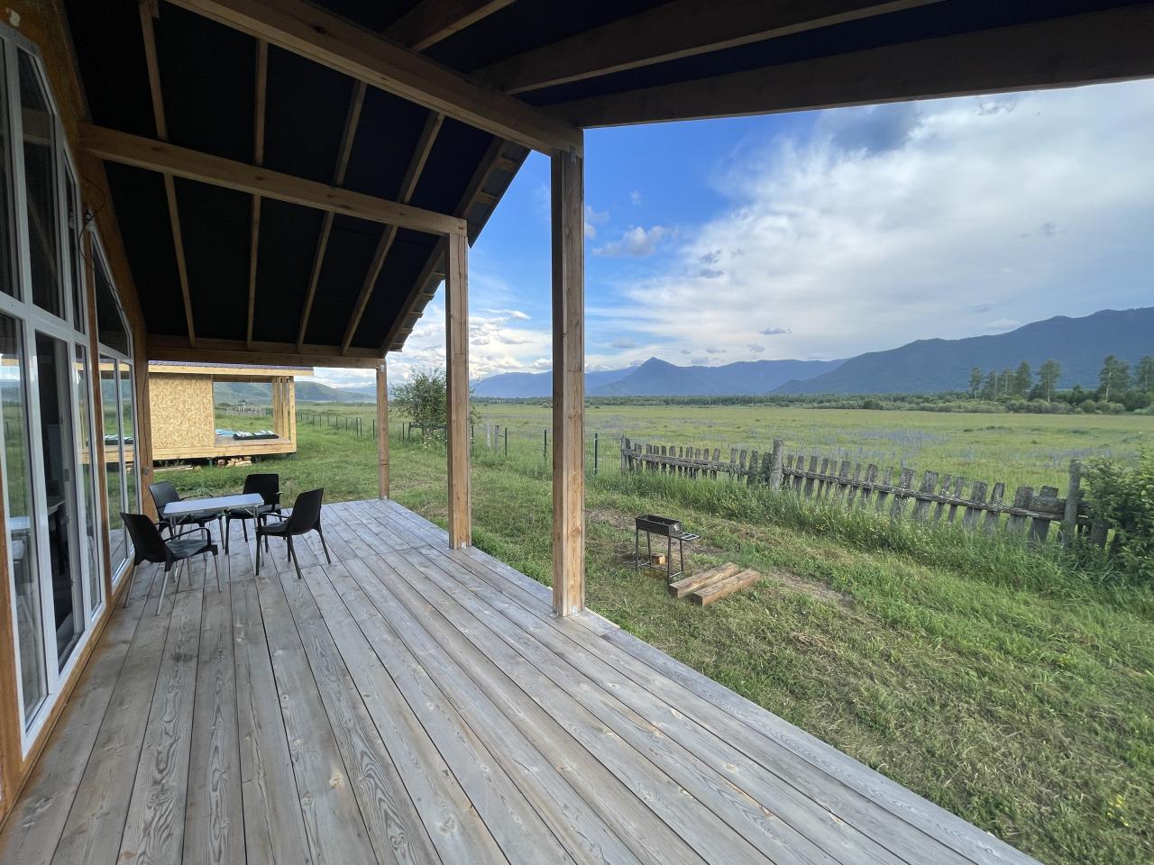 Дом Барнхаус. Терраса.