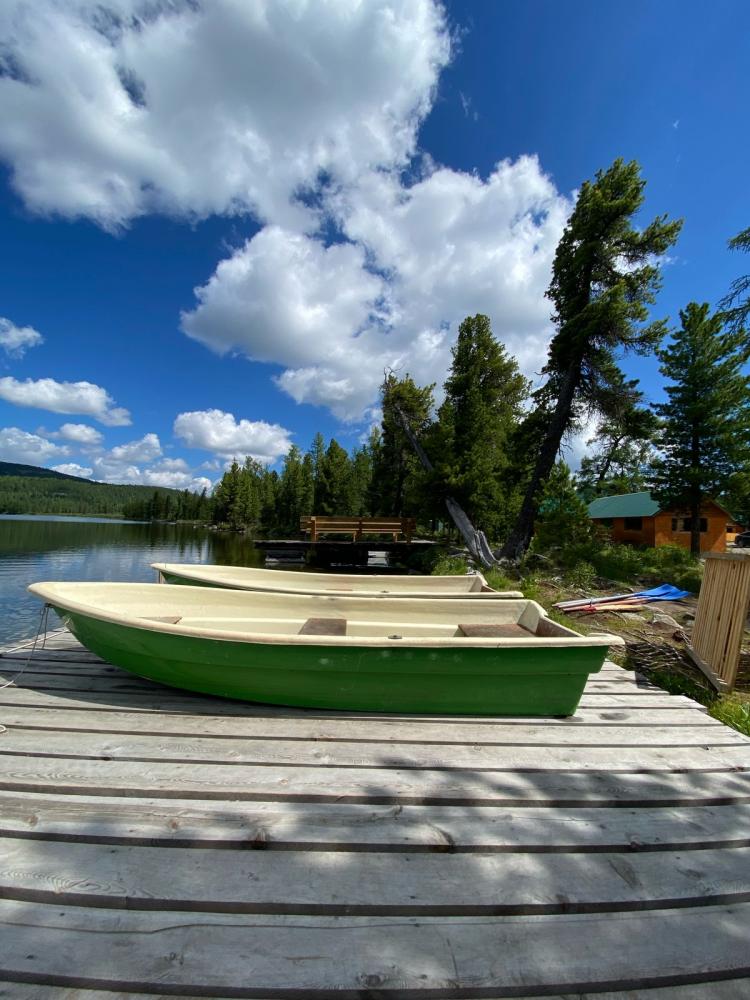 Причал на озере Игисту-кель