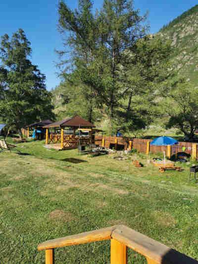 База отдыха "Арбат" возле Онгудая на Алтае