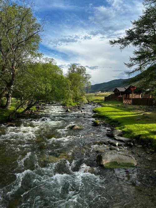 База отдыха "Арбат" возле Онгудая на Алтае