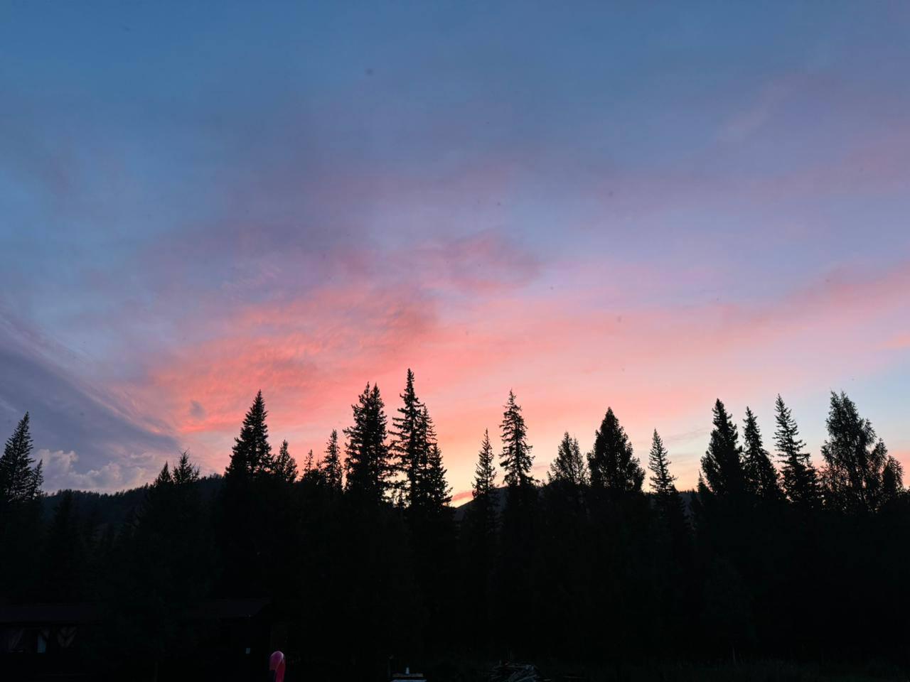 Закат в Горном Алтае