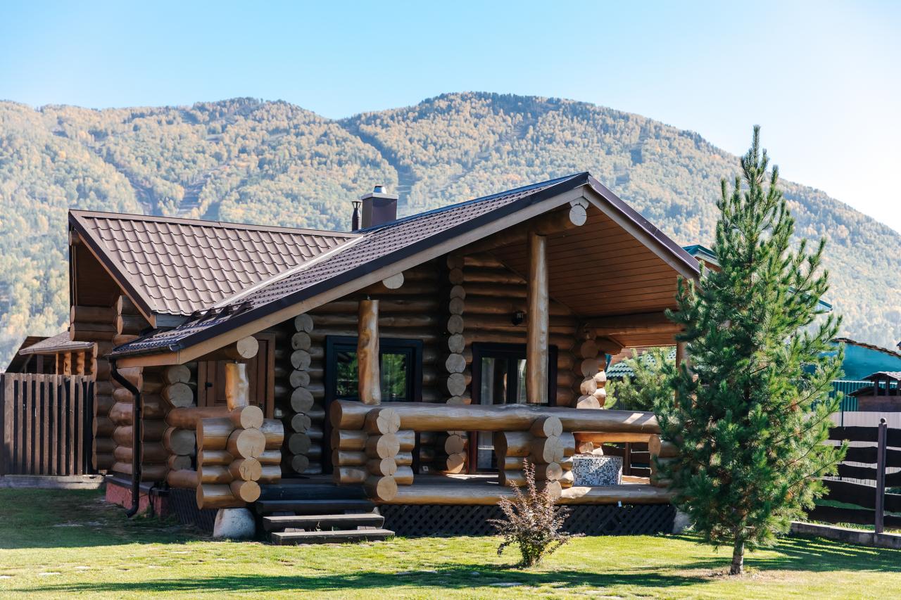 Баня на курорте Манжерок на Алтае