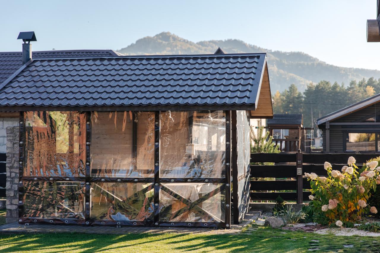 Беседка с мангалом